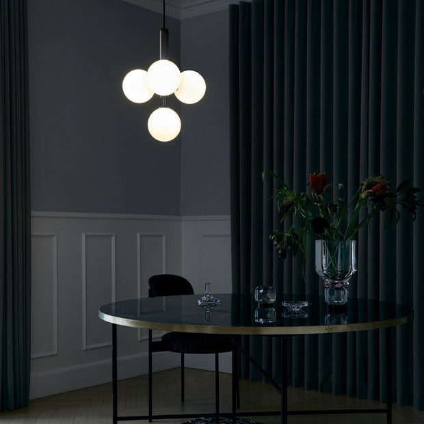 Glas Pendelleuchte modern klar Glaslampe für Esszimmer Küche Flur