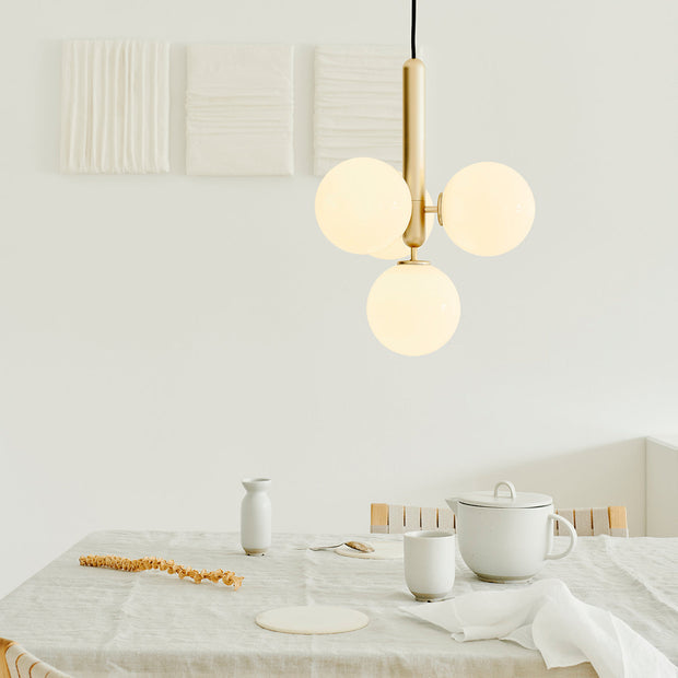 Glas Pendelleuchte modern klar Glaslampe für Esszimmer Küche Flur