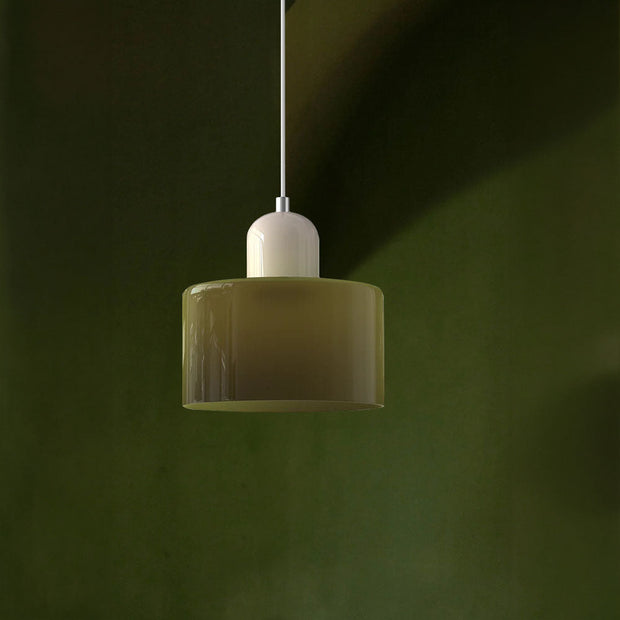 Glas-Pendelleuchte - LED, Glas/Metall, Max 12W, Druckknopfschalter, E27, CE/UL zertifiziert, moderne Eleganz Deckenlampen