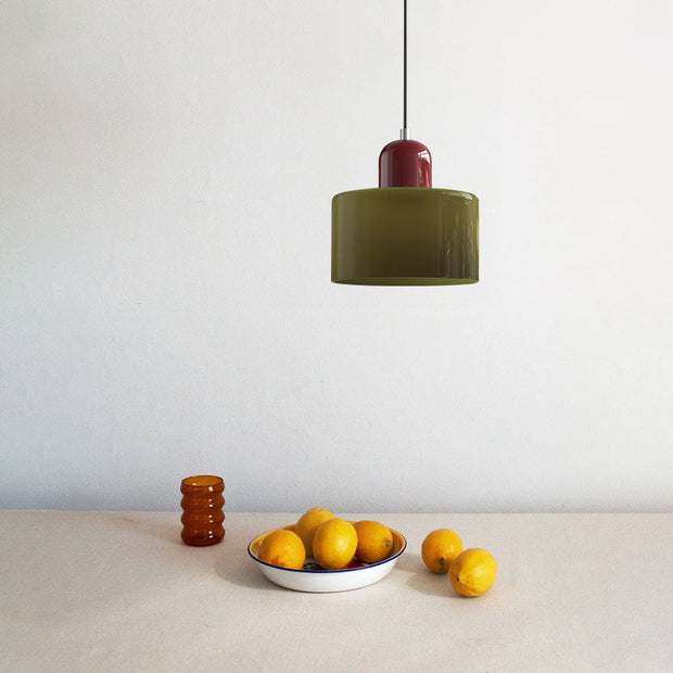 Glas-Pendelleuchte - LED, Glas/Metall, Max 12W, Druckknopfschalter, E27, CE/UL zertifiziert, moderne Eleganz Deckenlampen