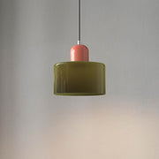 Glas-Pendelleuchte - LED, Glas/Metall, Max 12W, Druckknopfschalter, E27, CE/UL zertifiziert, moderne Eleganz Deckenlampen