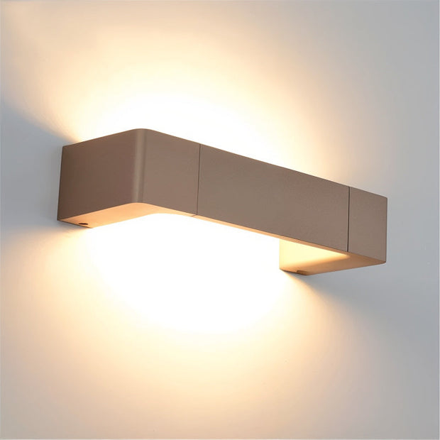 LichtGlanz Außenwandlampe LED wetterfest modern für Garten und Terrasse
