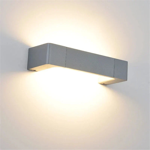 LichtGlanz Außenwandlampe LED wetterfest modern für Garten und Terrasse