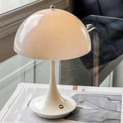 moderne led tischlampe mit touch dimmer pilz design usb aufladbar