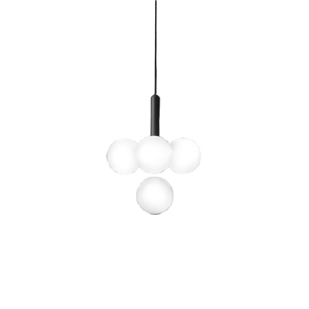 Glas Pendelleuchte modern klar Glaslampe für Esszimmer Küche Flur