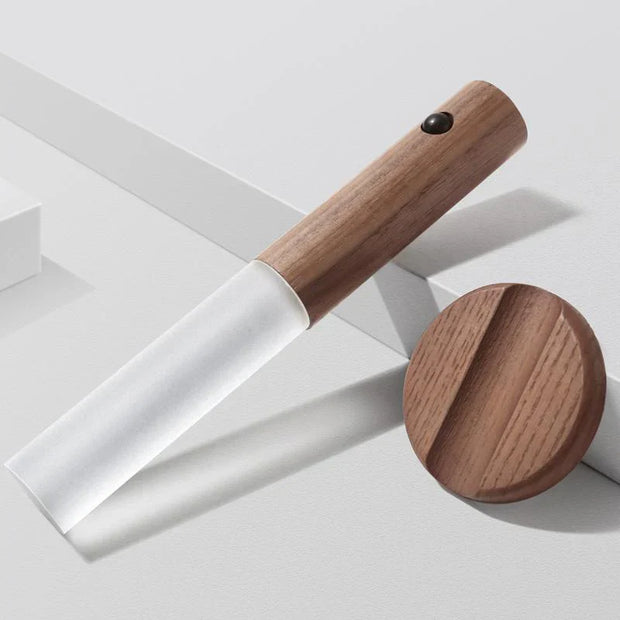 NachtGlanz Leuchte, LED, Warmweiß, Holz, USB-aufladbar Wandleuchten