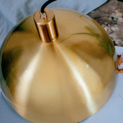 Auréla Pendelleuchte, Moderne Messing-Hängeleuchte im Mid-Century-Stil, verstellbarer Draht, E26/E27, 40W Max