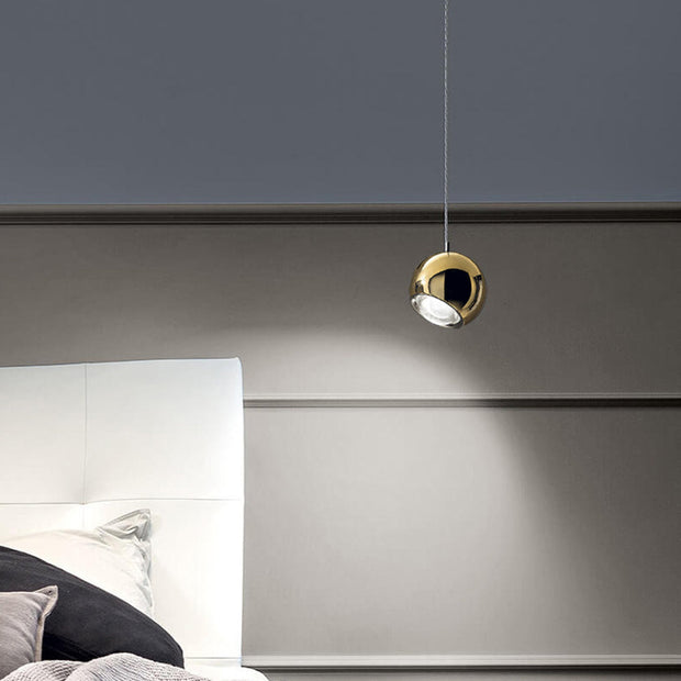Aurélux Pendelleuchte, silberner und goldener, LED-Hängelampe, 90-260V, nicht dimmbar