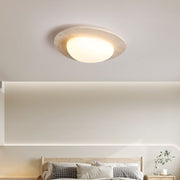 Travertin Deckenleuchte skandinavisch warmes Licht Wohnzimmer Schlafzimmer