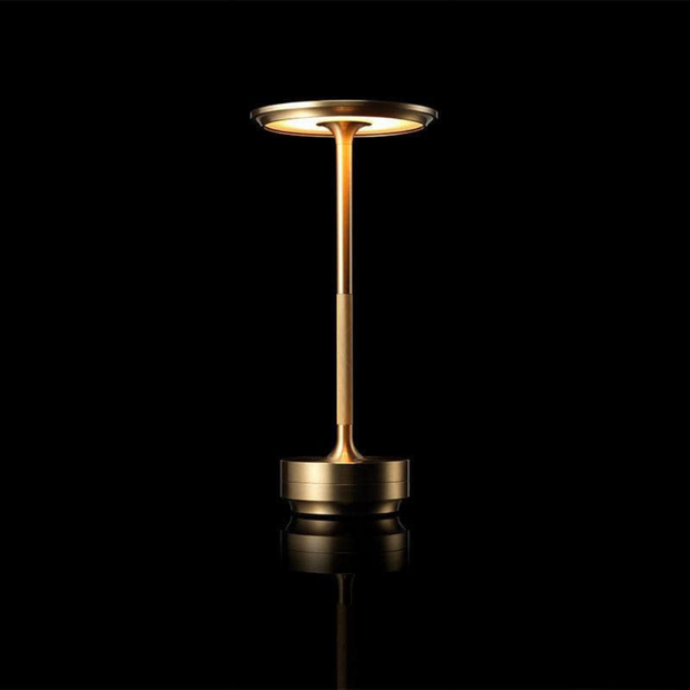 LichtWerk  kabellose Tischleuchte stufenlos dimmbar led-Technologie wiederaufladbar Akku