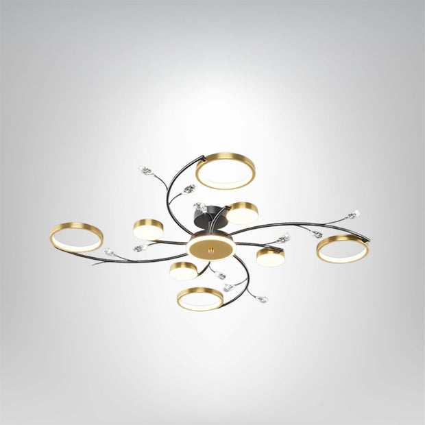 Luminara Deckenleuchte dimmbar LED modern für Wohnzimmer und Schlafzimmer