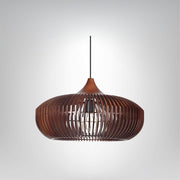 ZenLicht Holzpendel Japandi Hängelampe Esszimmer Holz Lampe Wohnzimmer