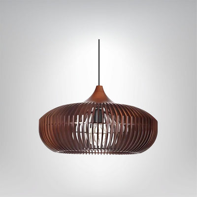ZenLicht Holzpendel Japandi Hängelampe Esszimmer Holz Lampe Wohnzimmer
