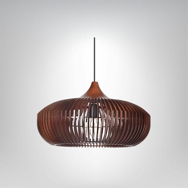 ZenLicht Holzpendel Japandi Hängelampe Esszimmer Holz Lampe Wohnzimmer