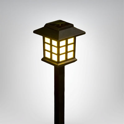 Solar Gartenlampe schwarz LED außen tierfreundlich wetterfest ohne Kabel