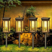 Kabellose Solar Gartenlaterne LED – Außenleuchte GlanzPfad für Garten & Terrasse | Marthova
