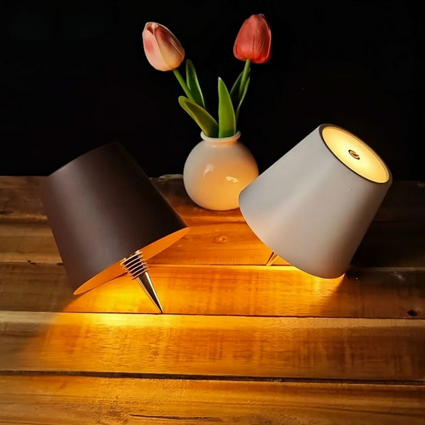 GlowDeckel led kabellose Tischlampen