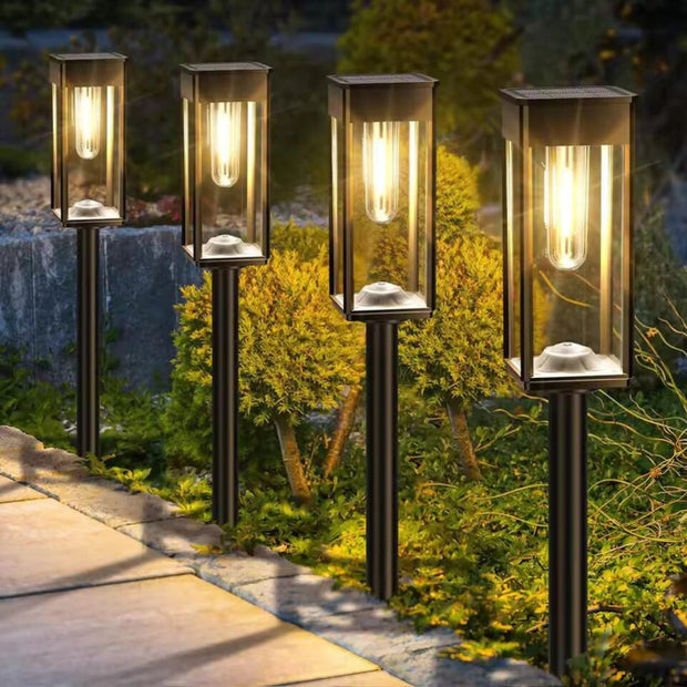 Kabellose Solar Gartenlaterne LED – Außenleuchte GlanzPfad für Garten & Terrasse | Marthova