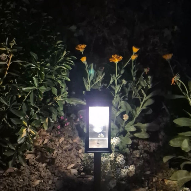 Kabellose Solar Gartenlaterne LED – Außenleuchte GlanzPfad für Garten & Terrasse | Marthova
