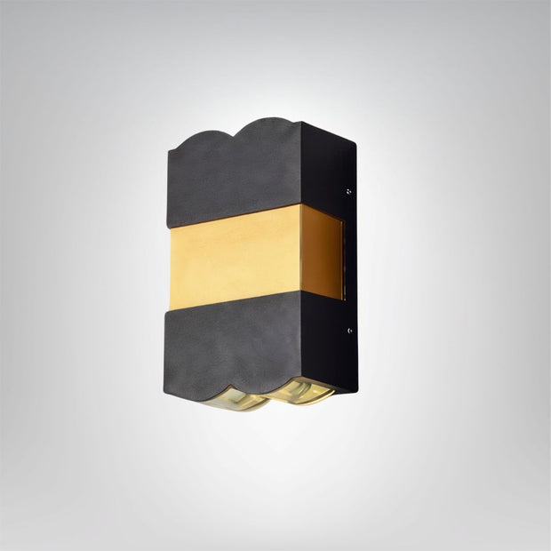 Wetterfeste LED Außenwandleuchte modern Aluminium IP65 Marthova