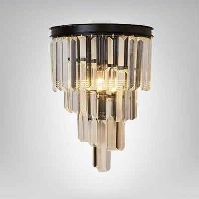Kristall Wandlampe LED innen warmweiß modern gold Design