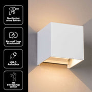 LumiVibe LED Shoplicht mit integriertem Bewegungssensor, Kabellose & hochwertige Beleuchtung für Innenräume | Marthova