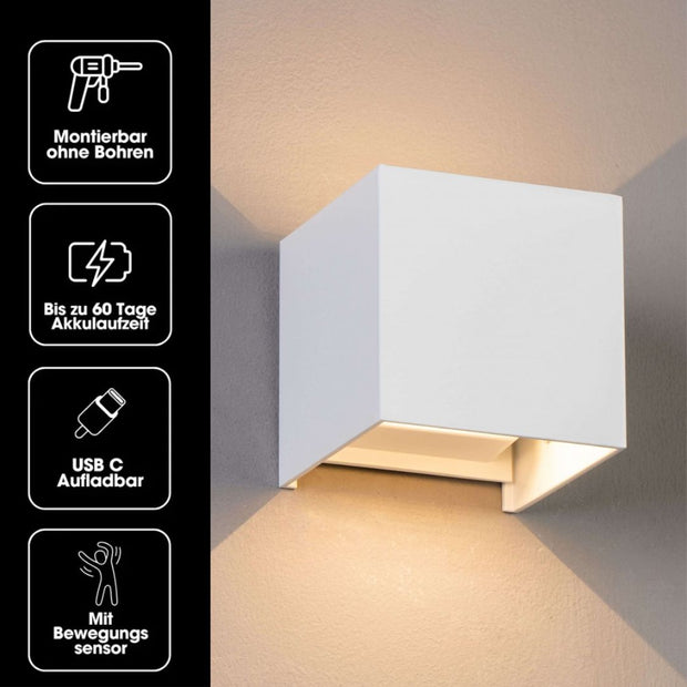 LumiVibe LED Shoplicht mit integriertem Bewegungssensor, Kabellose & hochwertige Beleuchtung für Innenräume | Marthova
