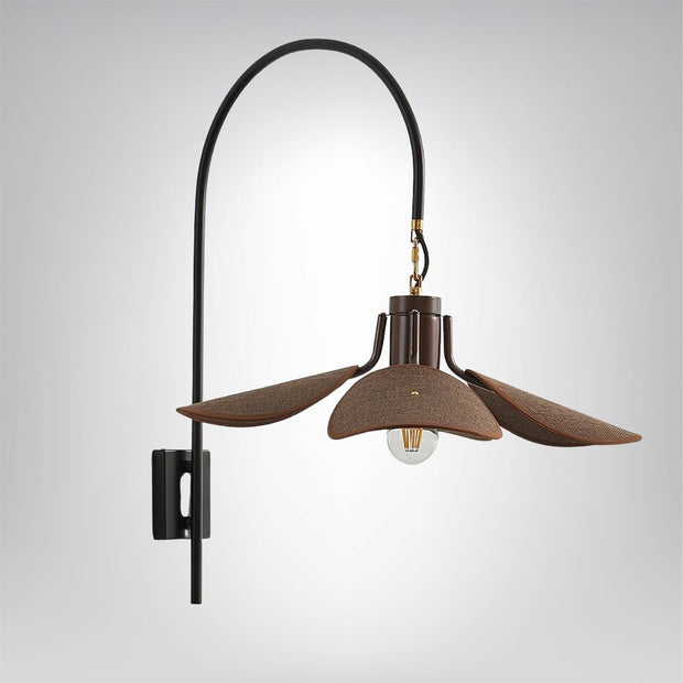 Blumen Wandlampe