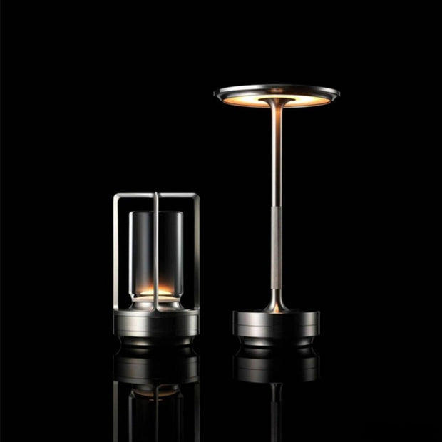 Kristallux oder LichtWerk Stufenlos dimmbare LED-Lampe Tischlampen
