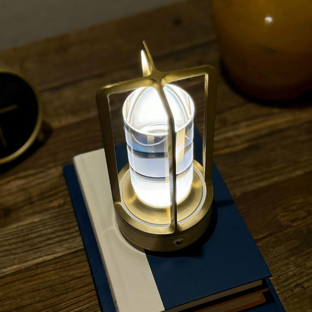 Kristallux oder LichtWerk Stufenlos dimmbare LED-Lampe Tischlampen