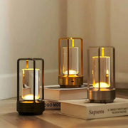 Kristallux oder LichtWerk Stufenlos dimmbare LED-Lampe Tischlampen