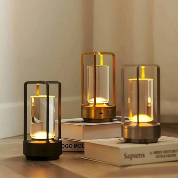 Kristallux oder LichtWerk Stufenlos dimmbare LED-Lampe Tischlampen