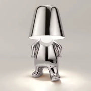 HerrLicht CharakterLampe Gold / Silber Tischlampe