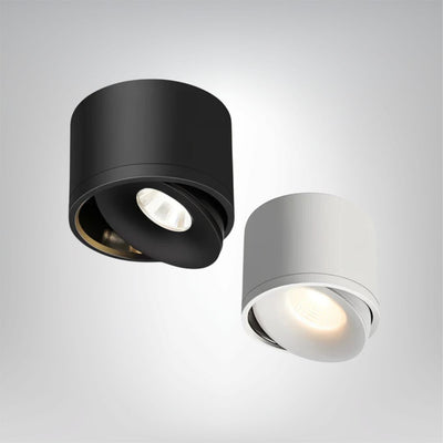 Moderne LED Deckenleuchte dimmbar 360 Grad drehbar Aluminium Wohnzimmer Schlafzimmer
