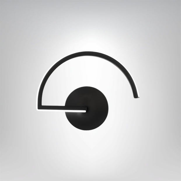 Lichtbogen LED Wandleuchte modern minimalistisch energiesparend für Wohnzimmer Schlafzimmer Flur