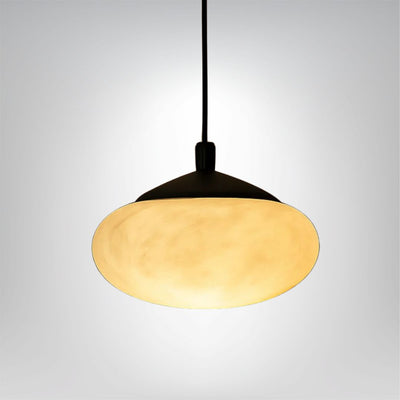 Design Hängelampe Marmorlook warmweiß für Wohnzimmer Schlafzimmer Esstisch