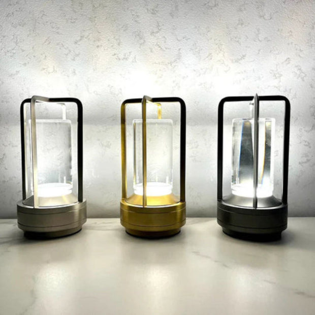 Kristallux oder LichtWerk Stufenlos dimmbare LED-Lampe Tischlampen