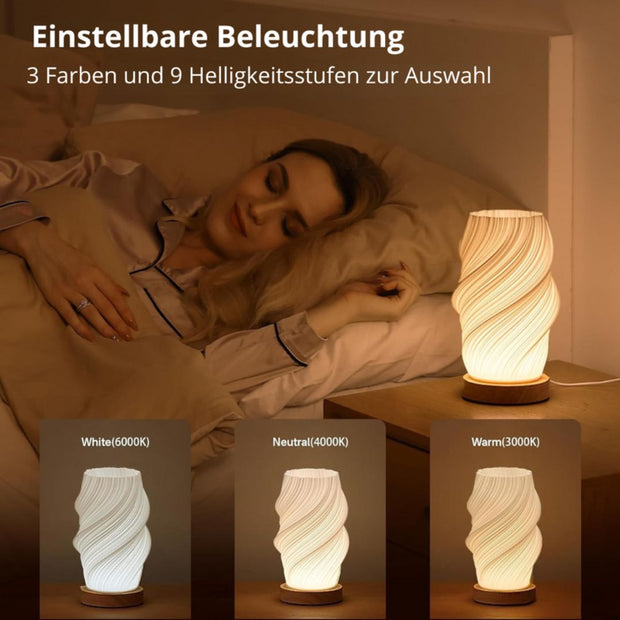 Lichtströmung  led-Lampen-Dimmfunktion mit drei Einstellungen Tischlampen