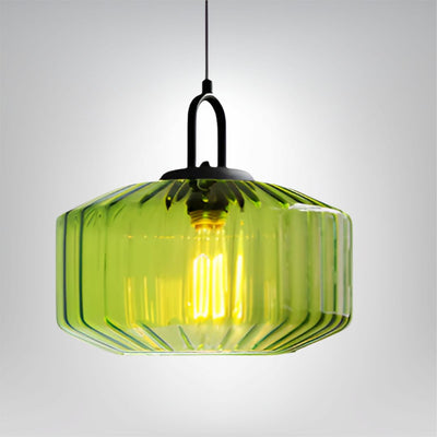 Retro Hängelampe aus Glas warmes Licht für Esszimmer Wohnzimmer Flur
