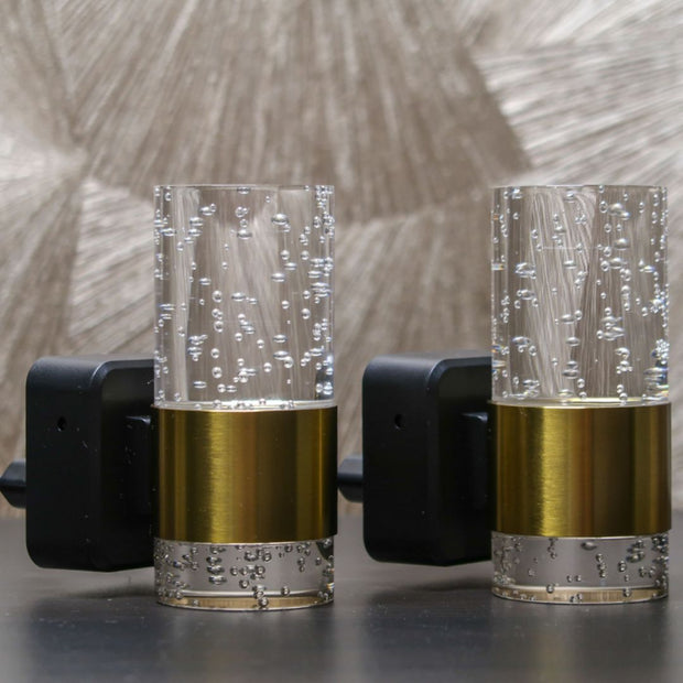 LumiKristall Steckbare Wandleuchte