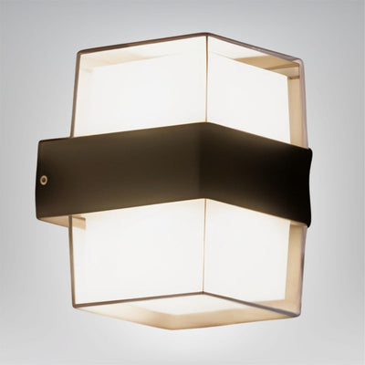 WetterLicht Eleganz Moderne LED Außenwandleuchte IP65 für Garten Balkon Terrasse