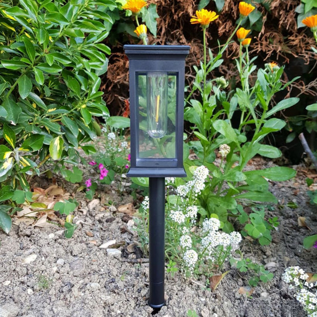 Kabellose Solar Gartenlaterne LED – Außenleuchte GlanzPfad für Garten & Terrasse | Marthova