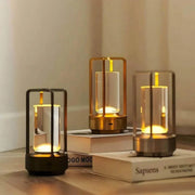 Kristallux Stufenlose Dimmfunktion kabelloses Licht Typ-C Schnellladefunktion Tischlampen