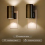 LumiPlug Wandleuchte für Steckdose