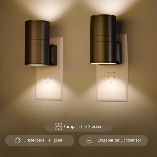 LumiPlug Wandleuchte für Steckdose