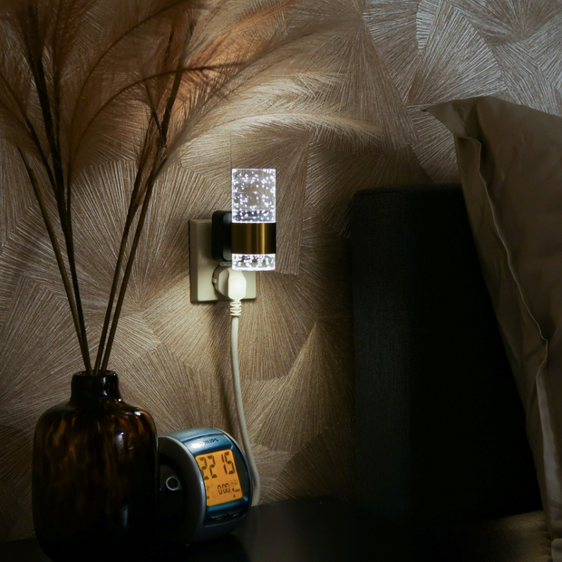 LumiKristall Steckbare Wandleuchte