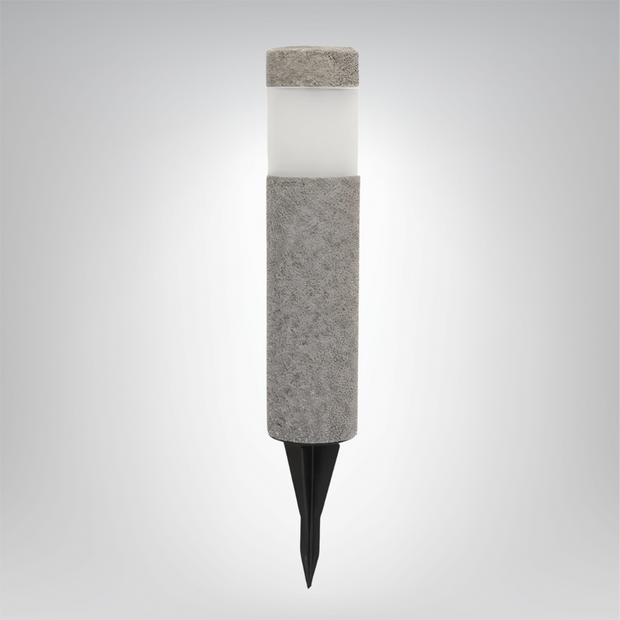 Solenstein Eleganz - Wetterfeste Solarsäule mit LED-Ambiente Außenlampen