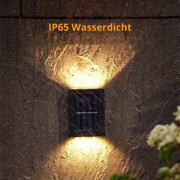 Solar Wandstrahler mit Bewegungsmelder – Einbruchsichere Außenbeleuchtung SonnenHüter | Marthova