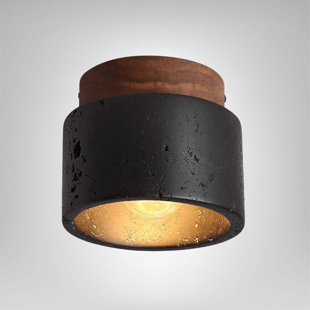 Deckenlampe aus Stein modern rustikal für Wohnzimmer Flur Schlafzimmer