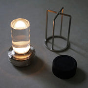 Kristallux Stufenlose Dimmfunktion kabelloses Licht Typ-C Schnellladefunktion Tischlampen